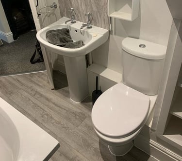Toilet repair completed by AXM Plumbing Services in Worcester