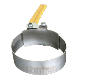 D140 (Dariushtools): 135–145 mm filter, 40 mm strap,  fixed handle.