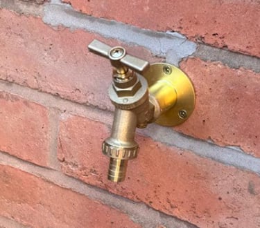 New outside tap installation completed by AXM Plumbing Services in Worcester