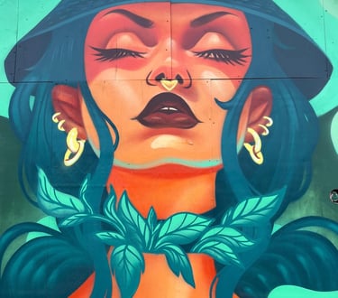 Eternal Bloom - Mural in Finland, muralism, street art, urban art by Ona Salvador