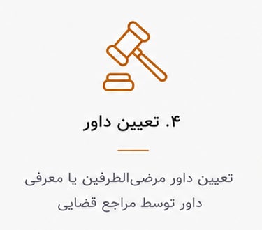تععین داور مرضی الطرفین یا معرفی داور توسط مراجع قضایی