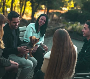 Velvet group chat feature to join communities and connect instantly