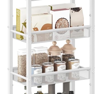 Industrial Style Kitchen Island with Storage