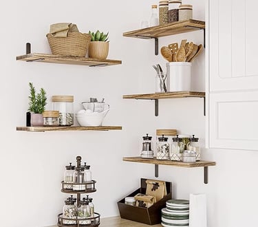 Wood Wall Mounted Shelf