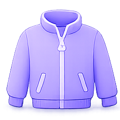 Purple jacket icon for MuleBuy spreadsheet jackets category