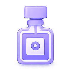 Purple perfume bottle icon for MuleBuy spreadsheet perfume category