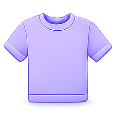 Purple T-shirt icon for MuleBuy spreadsheet T-shirts category