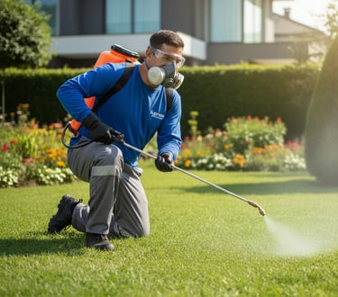 dedetização em jardim residencial