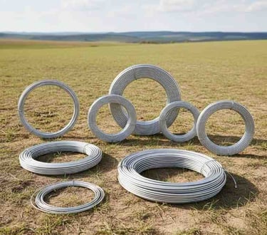 “Front view of high-grade aluminium wire rods for industrial and export applications”