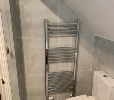 Radiator replacement completed by AXM Plumbing Services in Droitwich