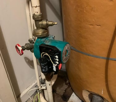 booster pump installation in Worcester