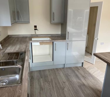 Home extension in Evesham creating new open-plan kitchen and dining area
