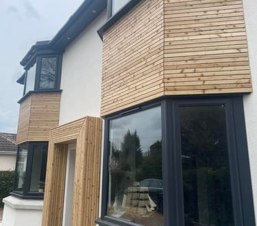 New build home in Worcester constructed by B&S Construction Projects Ltd