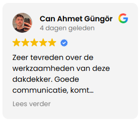 Miray Dakdekkers Google Review
