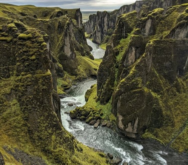 Canyon in Iceland
