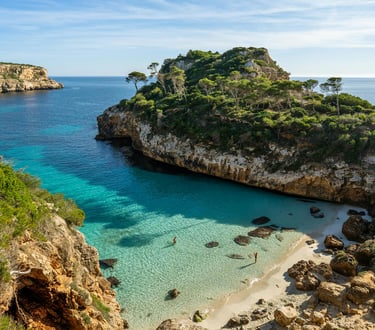 cove beach in Mallorca