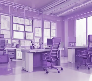 Man working late at his desk with coffee.