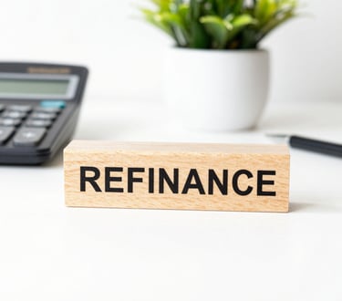 white and red wooden house miniature on brown table