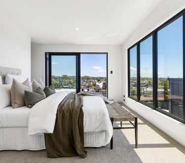 Bedroom Browns Bay townhouse - Highend Homes builder