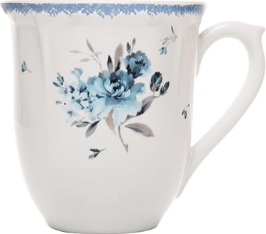 Caneca Cerâmica Floral