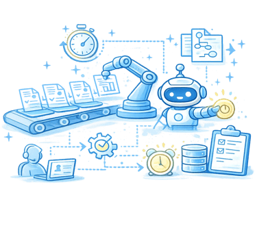 AI automation illustration