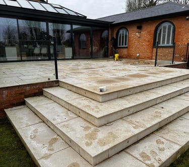 Complete garden makeover in Worcester by B R Building and Landscapes