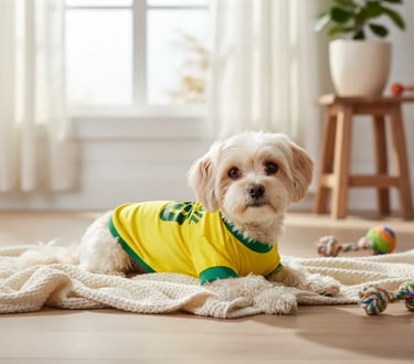 Roupinha Pet Brasil Camisa 10