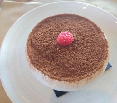 Dessert du restaurant le Meltin, le tiramisu