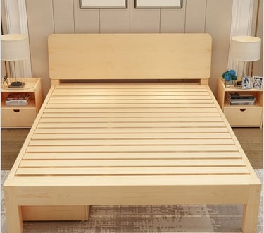 wood bed
