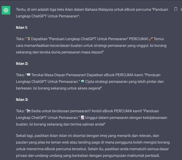 Chatgpt untuk pemasaran