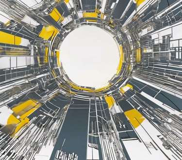 a circular shaped object with a circular shape