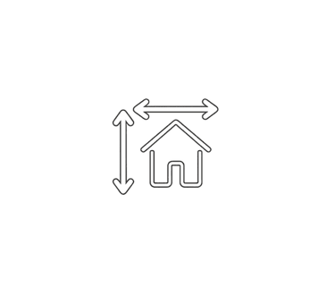 Icona metratura camera