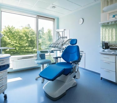 Sala studio dentistico moderno 