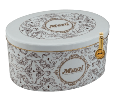 Latta decorata della collezione Riserva Famiglia Muzzi Le Sinfonie