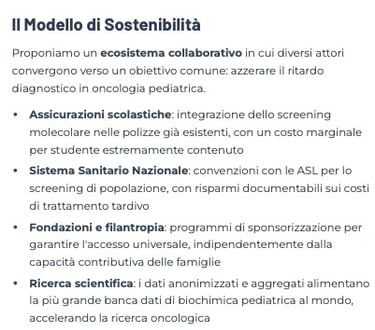MOdello di Sostenibilità