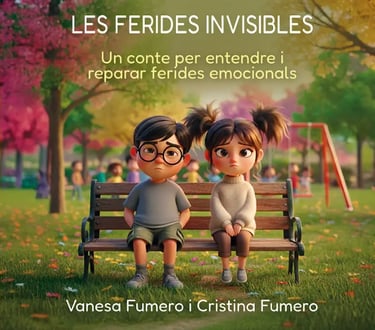 Portada del llibre Les ferides invisibles, sobre emocions i ferides emocionals.