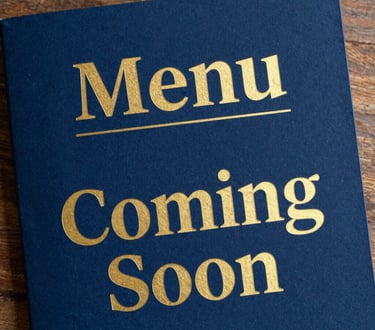 Small Plates Menu Coming Soon