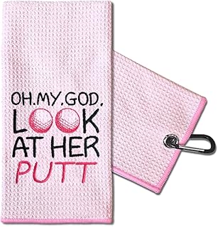 a pink towel with a key chain and a key chain