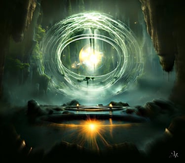 warp time space travel gate