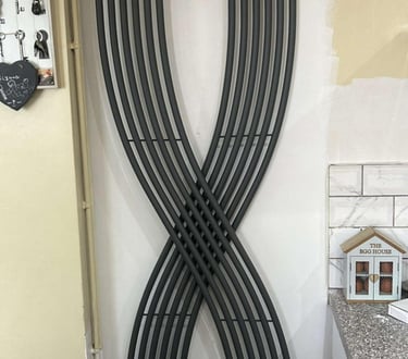 close-up of radiator valve replacement during heating installation in Worcestershire