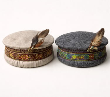 Authentic Chitrali wool caps