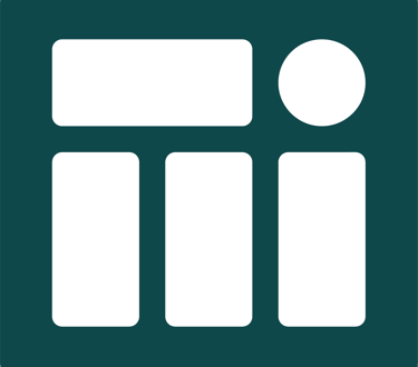 a white and green icon with a picture of a person holding a cell phone