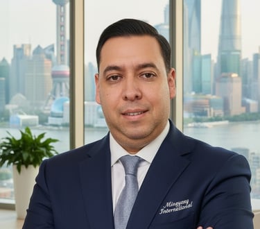 Miguel Orjuela CEO MINGYANG INTERNATIONAL S.A.S EMPRESARIO COLOMBIANO