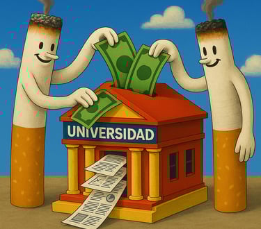 La influencia de las tabaqueras en la ciencia