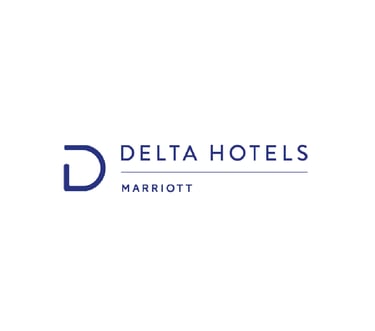 a hotel logo with the delta delta delta delta delta delta delta delta delta delta delta