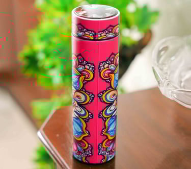 custom water bottle back