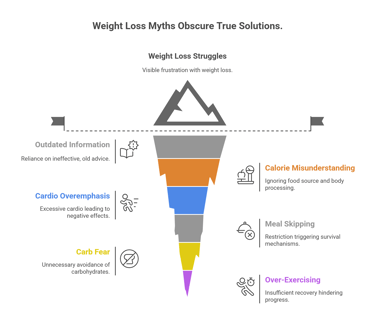infographic weight loss struggles