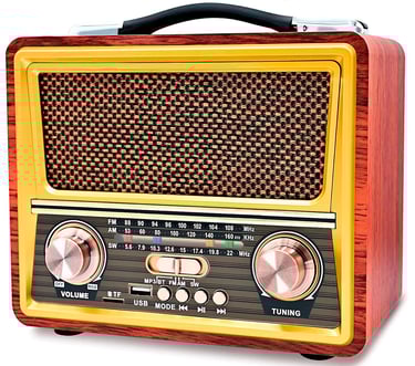 radio with numbers and colors