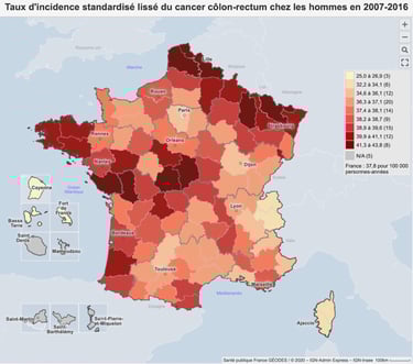 PESTICIDES SANTÉ CANCERS CARTE