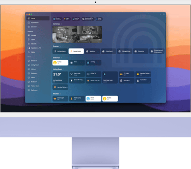 ควบคุมอุปกรณ์ในบ้าน ดูกล้อง ผ่าน iMac ด้วยแอป Home